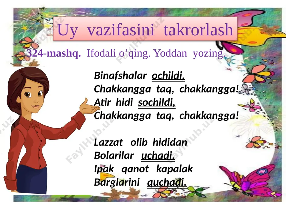 fe'l-so'z turkumi 3-sinf ona tili - Page 5