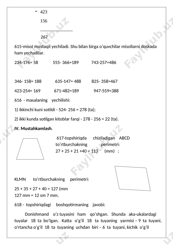 3-sinf matematika ochiq dars - Page 5