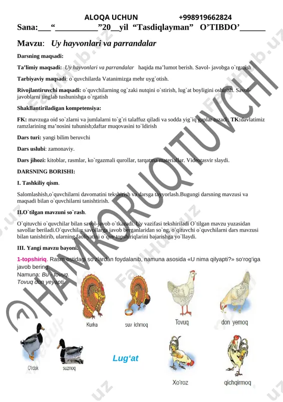 _goback][image: ]ushbu 3-sinfning o’zbek tili 4-chorak dars ishlanmasini to`liq va fonsiz variantini olish uchun @yurtravnaqi2020 admin telegram adresiga yoki +998(99)427-89-26 telegram raqamiga xabar bering. image3.tmp image4.tmp image5.tmp image6.tmp image7.tmp image8.tmp image9.tmp image10.tmp image11.tmp image1.tmp image2.tmp