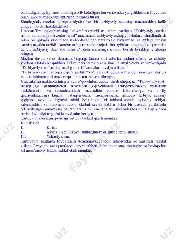 3-sinf tarbiyaviy soat - Page 5