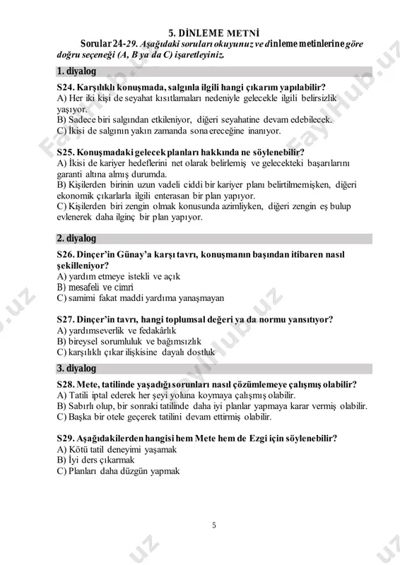 şlukları (1-6) doldurunuz. her sözcük yalnızca bir defa kullanılabilir. seçmemeniz gereken i̇ki̇ seçenek bulunmaktadır. batıl inançlar, bilimsel bir temele dayanmayan, ancak birçok insanın günlük yaşamında etkili olan inanışlardır. tarih boyunca insanlar, doğa olaylarını ve açıklayamadıkları durumları __________ (s1) güçlerle ilişkilendirmişlerdir. bu inançlar, nesilden nesle aktarılmış ve bazıları günümüzde bile varlığını sürdürmektedir. en yaygın batıl inançlardan biri, kara kedinin önünden geçmesinin __________ (s2) getireceğine inanılmasıdır. bunun kökeni orta çağ’a dayanır; o dönemde kara kedilerin cadılarla ilişkilendirildiği düşünülürdü. batıl inançlar sadece kötü şansla ilgili değildir; bazıları iyi şans getirdiğine inanılan ritüelleri de içerir. örneğin, nazar boncuğu takmak, kişiyi kötü enerjilerden koruduğuna inanılan yaygın bir gelenektir. nazar inancı, eski türk kültürüne dayansa da, günümüzde türkiye'nin ________ (s3) birçok farklı kültürde de yaygındır. batıl inançların insanlar üzerindeki etkisi oldukça __________ (s4). özellikle önemli kararlar alınırken ya da yeni bir işe başlanırken bu inançlar dikkate alınabilir. örneğin, yeni bir eve taşınmadan önce eve tuz dökmenin …