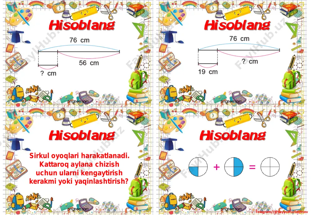 2 sinf matematika 4 chorak tarqatmalari - Page 5