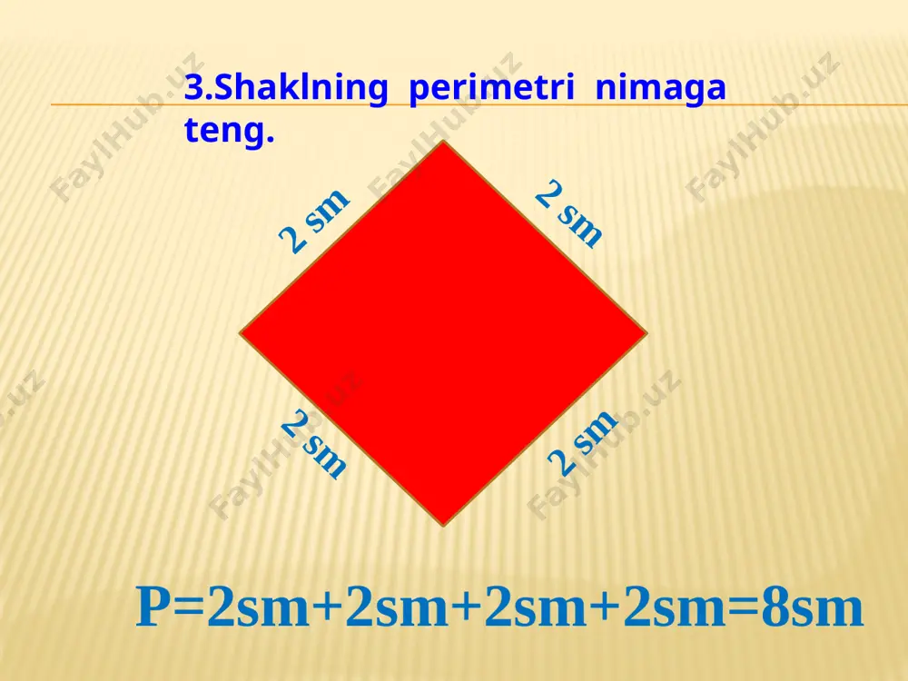 2-sinf matematika ko'pburchak va uning perimetri - Page 5