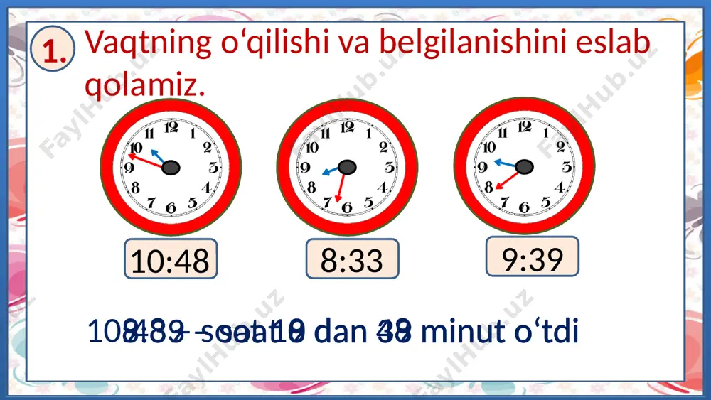 vaqt va vaqt birliklari . @ikkinchisinf_yangi - Page 5