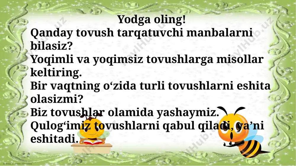 131- dars.atrofimizdagi tovushlar tabiiy fan . 2- sinf - Page 5