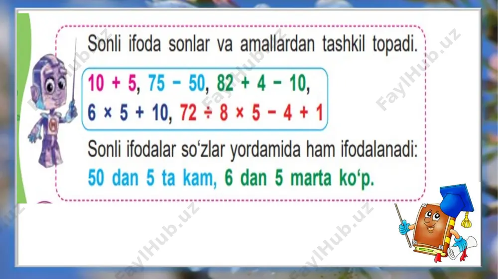 2-sinf.sonli ifodalar. - Page 5