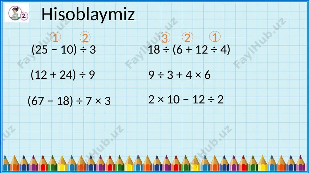 2-sinf.qavsli va qavssiz harfiy ifodalar. - Page 5