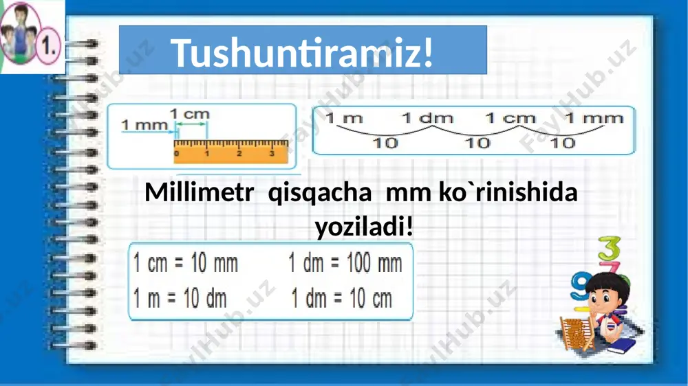 2-sinf.uzunlik o`lchov birligi-millimert. - Page 5