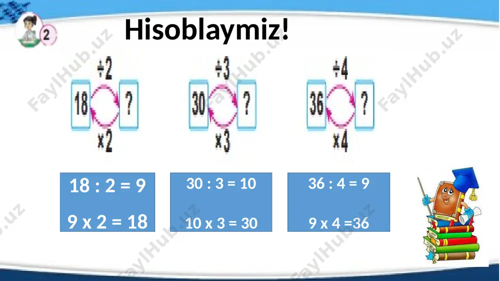 2-sinf.matematika .ko`paytirish va bo`lishga doir masalalar - Page 5