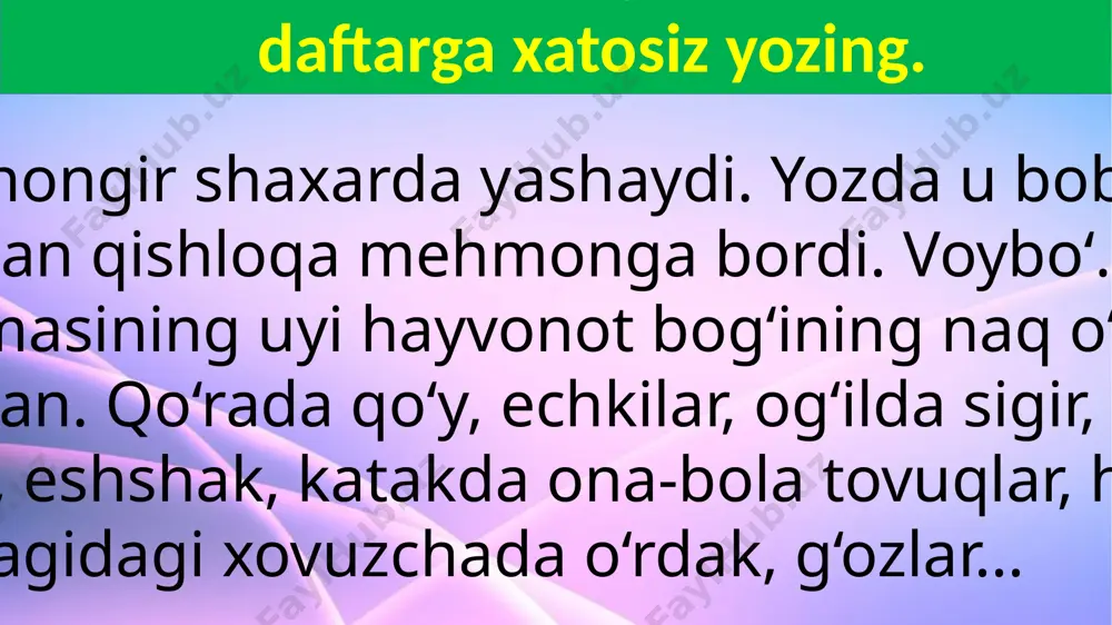 ona t nazorat ishi - Page 5