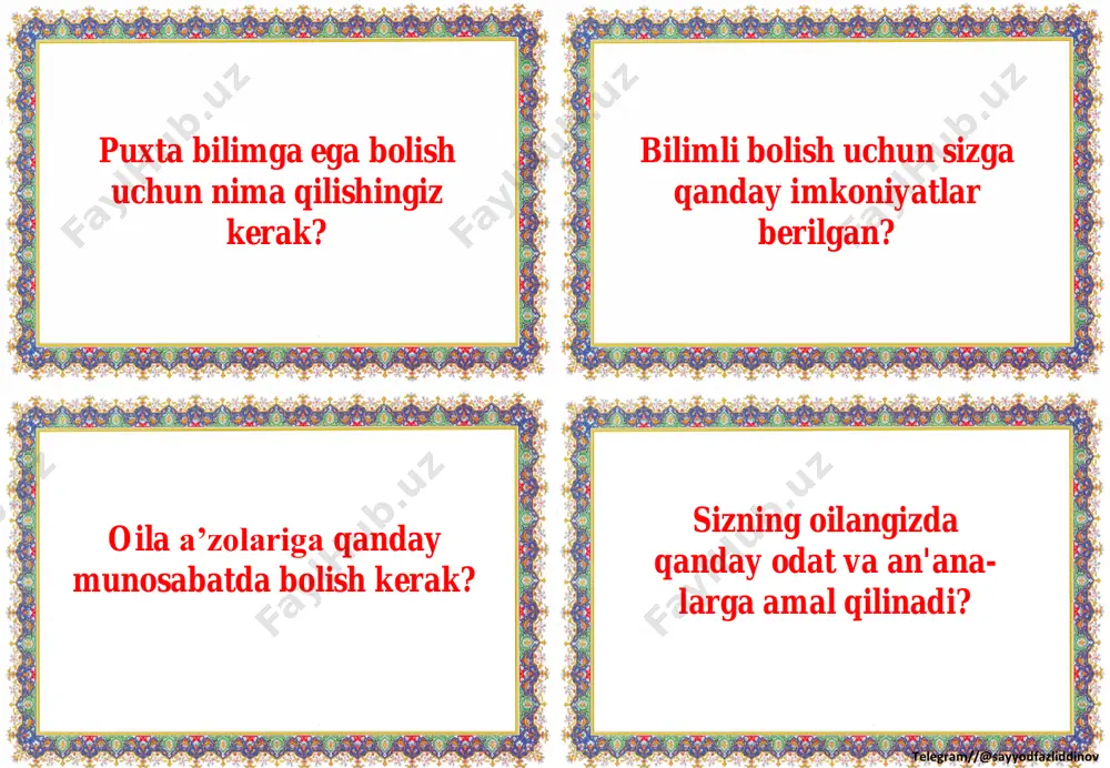 2_sinf_tarbiya_fanidan_tarqatmalar_yillik_2022_2023_o'quv_yili - Page 5