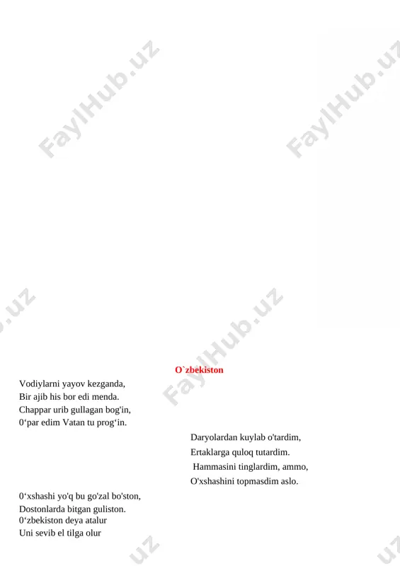 iii. yangi mavzu bayoni darslikda berilgan rasmlar ustida suhbatlashib ,yangi mavzu haqida gaplashamiz ilmning boshi - odob bir olim odobning korinishlari haqida suhbatla- shish uchun o‘z shogirdlarini uyiga chaqiribdi. bu suhbatğa keksayib qolgan ustozini ham taklif çilibdi.uyga yig'ilganlar tarbiya, odob-axloq haqida qizg‘in suhbatni boshlab yuborishibdi, olim taom tayyorlash uchun chiqib ketibdi.olimning ustozi mehmondorohilikka biroz kechikib, poygakka kelib otiribdi. odmi kiyingan qariyaga hech kim e’tibor ham bermabdi.yigilganlarning hammasi bir-birlarini kutmay, to- vushlarini ko'tarib o‘z fikrlarini aytishar edi. shu orada xonaga olim kirib kelibdi va ustozi bilan suhbatlasha boshlabdi. shu payt yig'ilganlardan biri ol im dan o‘zaro munozaraga sabab bolayotgan ma​sala haqida fikr so'rabdi. olim bu haqida ustozinihg fikrini bilishi kerakligini aytibdi... [image: image8.png] iii. yangi mavzuni mustahkamlash. 1.siz nima deb o'ylaysiz? nima uchun olim munozara haqida avval ustozining fikrini bil- moqchi boldi? 2.siz nima qilgan bo'lardingiz? 3.siz shogird o‘z ustozining gapini bolganini qanday izohlaysiz? “ilimning boshi - odob” hikoyasini oila a’zola- …