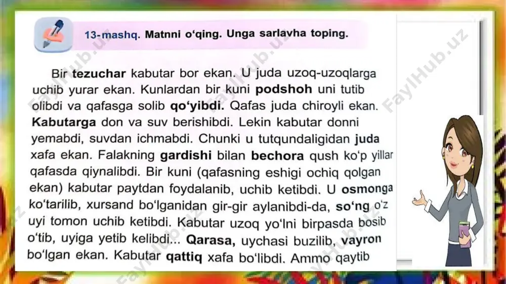 4-sinf.ona t.3-dars - Page 5
