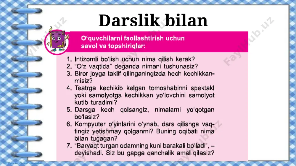 99- dars tartib va intizom -muvaffaqiyat tarbiya 2- sinf - Page 5