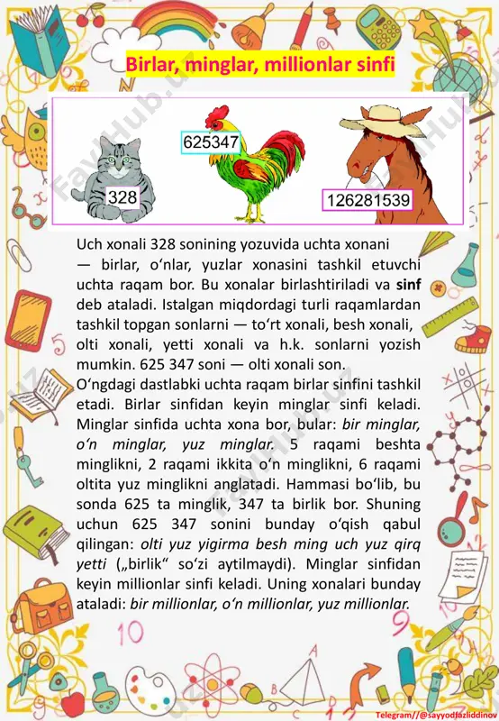 4 sinf matematika 1-2 chorak ko'rgazmalari - Page 5