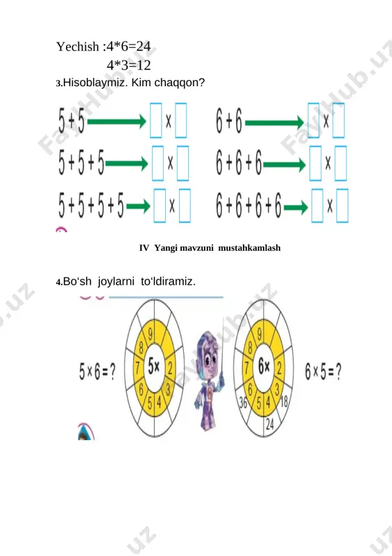 2_sinf_matematika_5,_6_sonlarini_bir_xonali_songa_ko‘paytirish_2 - Page 5