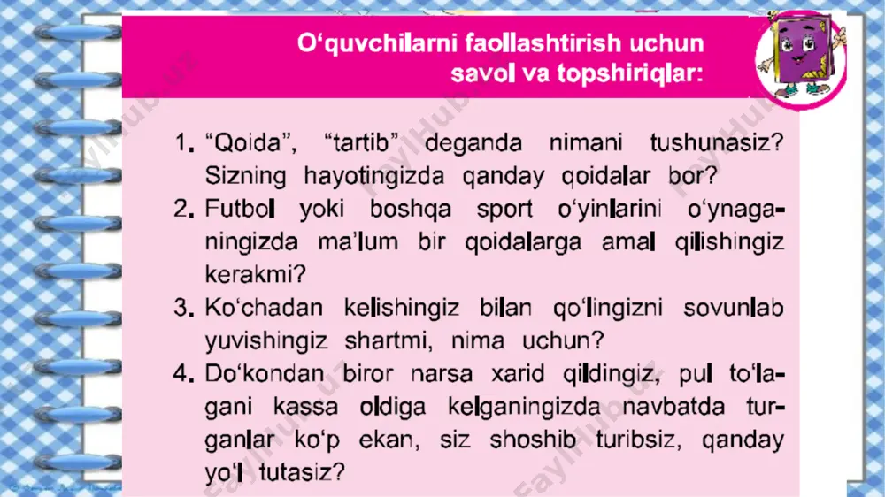 51_dars_tarbiya_inson_hayotida_qoidalarning_o’rni_2_sinf - Page 5