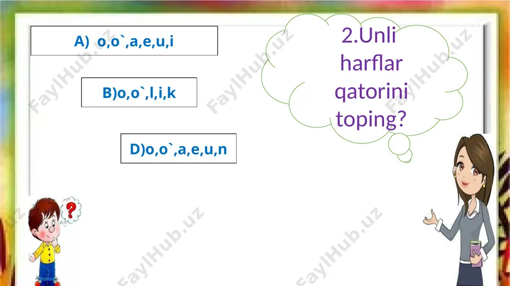 4-sinf.o`tilganlar yuzasidan test topshirig`i - Page 5