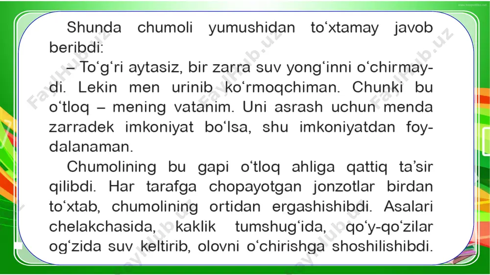 2-sinf.ona tili. 3-dars - Page 5
