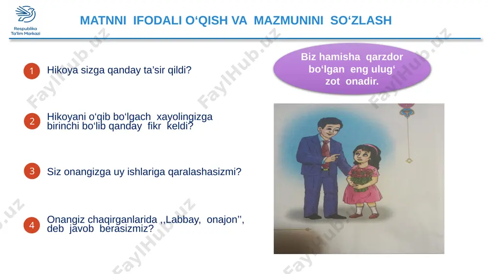 4-sinf tarbiya. ona ulug' zot - Page 5