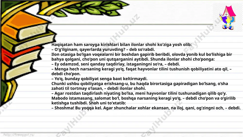 4-sinf o'qish sinfdan tashqari o'qish - Page 5