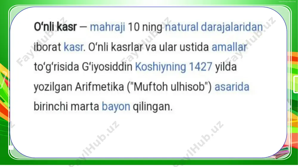 o`nli kasrlar 154-bet - Page 5
