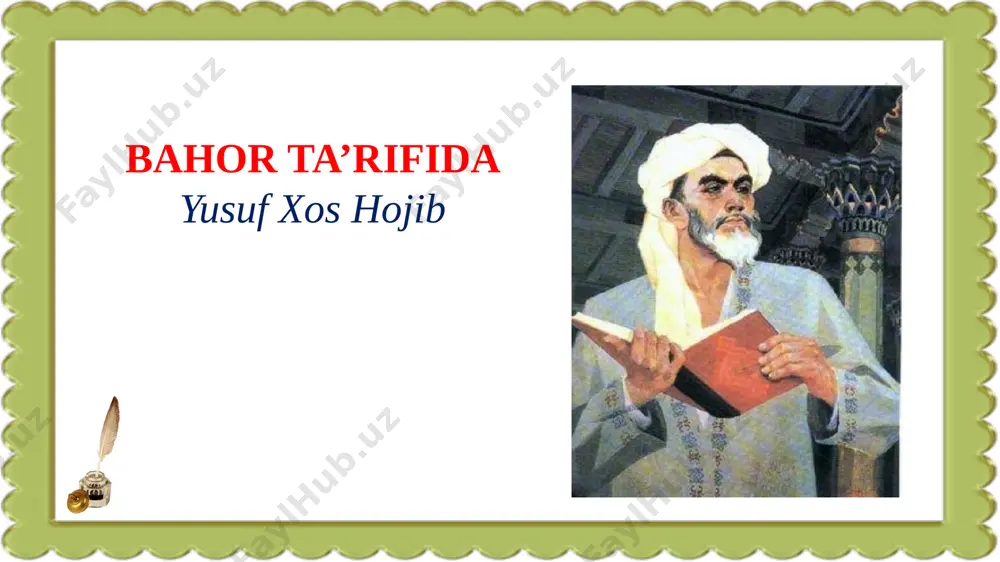 4-sinf o'qish bahor ta'rifida. yusuf xos hojib - Page 5