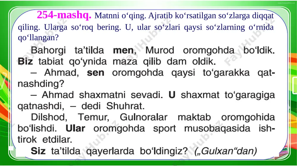4-sinf.ona tili 254-256- mashq - Page 5
