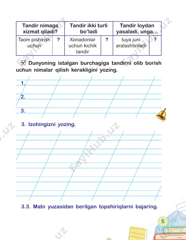 ona tili-2_mashq daftari_14 bet - Page 5