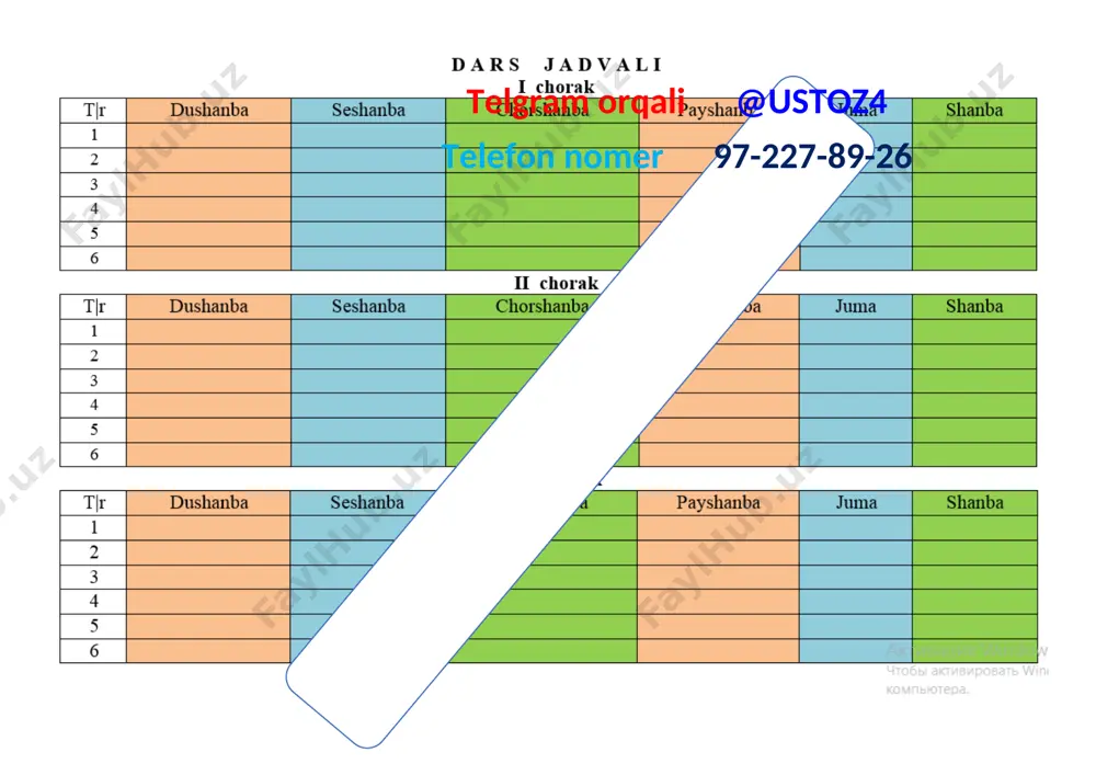 2-sinf ish rejasi 6 ta fan 2022-2023 yil - Page 5