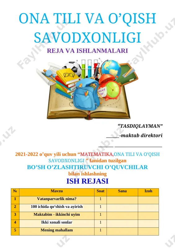 ilimlarini mustahkamlash va yangi mavzu bo`yicha yangi bilimlar berish ona tilidagi qoidalar va to`g`ri yozish ko`nikmalarini shakllantirish va ularning nutq ravonligi haqida ma`lumotlar berish b) tarbiyaviy: oʻquvchilarda berilgan rasmlar hamda savollar ustida ishlash orqali vatanga muhabbat hissini uygʻotish; d) rivojlantiruvchi: oʻquvchilarning ogʻzaki nutq koʻnikmalarini rivojlantirish, mavzu doirasida lugʻat boyligi hamda yozma savodxonligini oshirish. milliy oʻquv dasturidagi malaka talablari bilan mosligi: ogʻzaki nutq : atrofdagilar bilan muloqotga kirisha olish, muloqot odobiga rioya qila oladi; rasmlar, odamlar, narsalar va voqealarni ogʻzaki tasvirlay oladi; oʻquv dasturida berilgan mavzular yuzasidan fikr bildira oladi; yozma nutq :boʻgʻin koʻchirish, bosh harflar imlosiga rioya qiladi tinglab tushunish: tinglangan monologik nutq va suhbatdan soʻzlovchining nutq ohangini belgilay oladi ; berilgan savolni tushunadi va mantiqli javob bera oladi jonli nutq, audiomatn shaklidagi matnlarning xulosasi va gʻoyasini ayta oladi lingvistik kompetensiya: boʻgʻin koʻchirish va bosh harflar imlosiga rioya qiladi; soʻzlarga soʻroq berish orqali ularni turkumlarga ajratadi va nutqda toʻgʻri qoʻllay …
