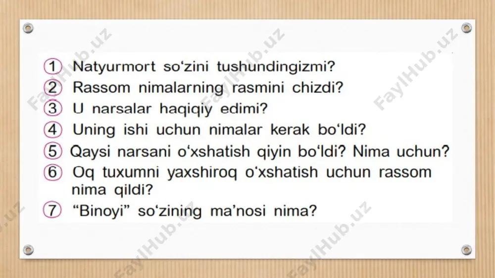 mo`yqalam mo`jizasi mustahkamlash - Page 5