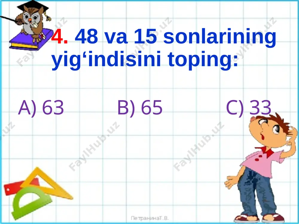 matematika 2-sinf test - Page 5