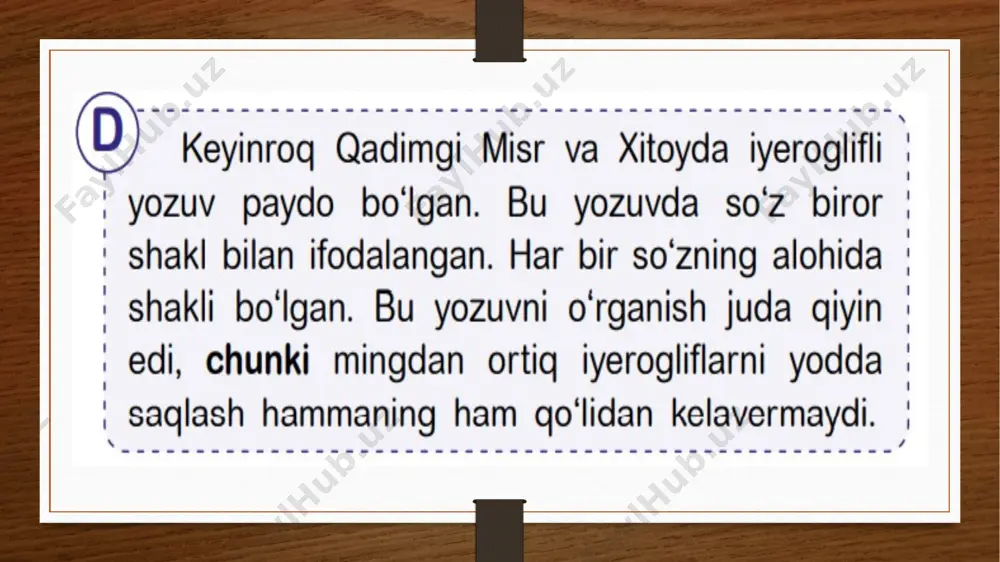yozuvni kim ixtiro qilgan 2-soat - Page 5