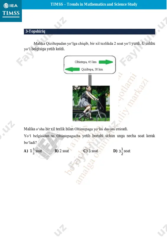 timss 4-sinf matematika 3-daftar - Page 5