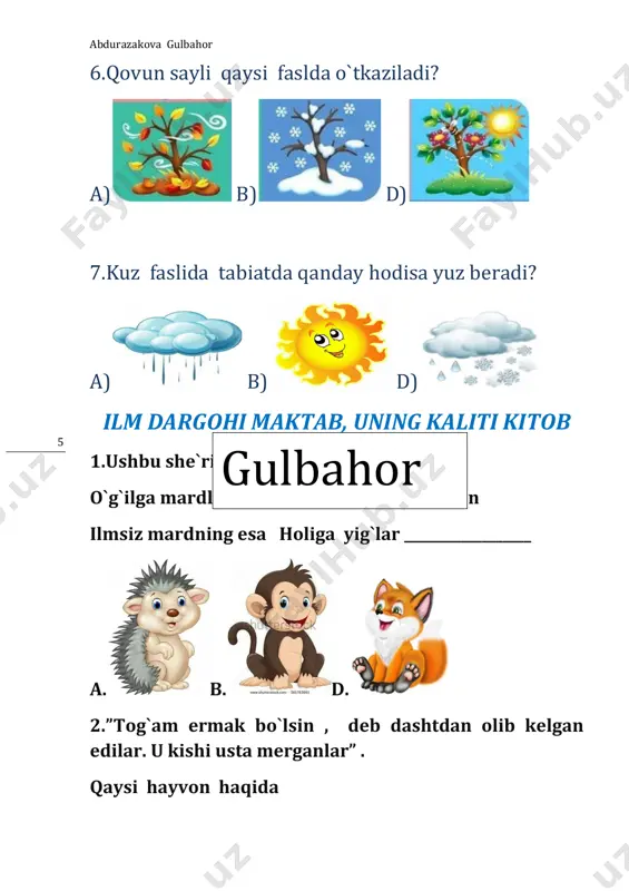 4-sinf.o`qish.rasmli test-konvertirovan (5) - Page 5