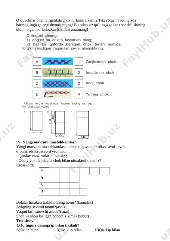 alari yordamida dastro`molcha tikib kelish. [image: ] image4.png image5.jpeg image6.jpeg image7.png image8.png image9.png image10.png image11.png image12.png image1.png image2.emf image3.png