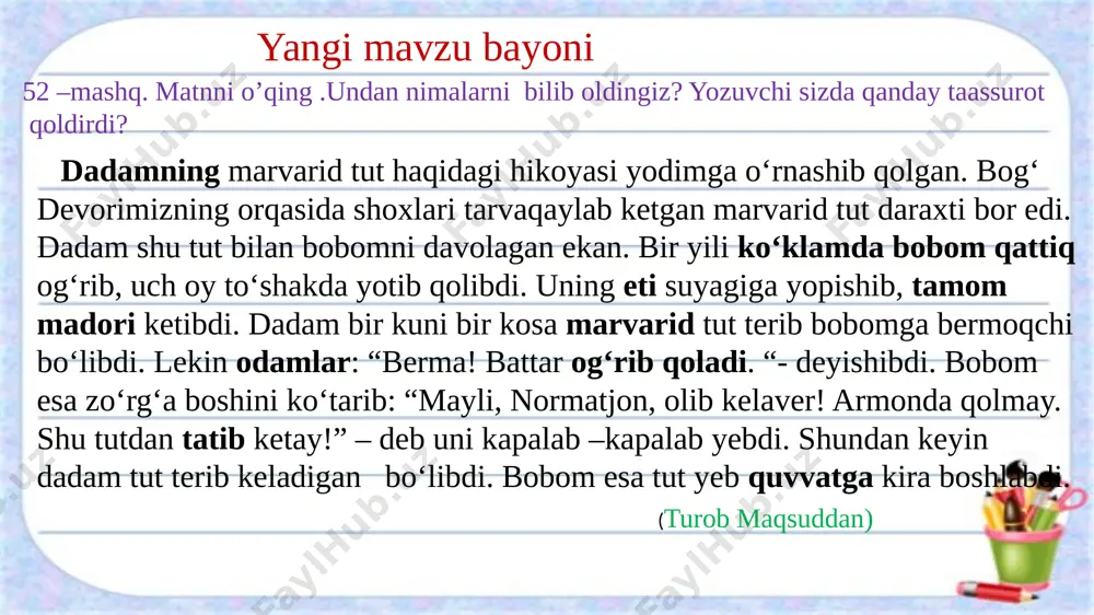 4-sinf ona tili 11-oktabr - Page 5
