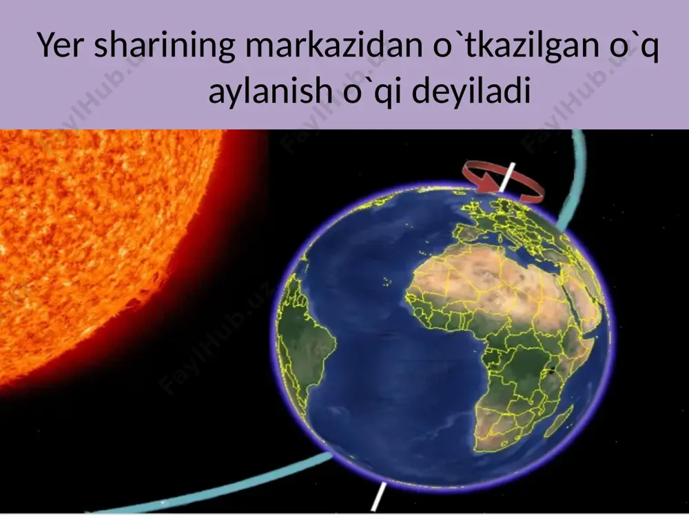 4- sinf tabiatshunoslik yer va uning shakli. globus - Page 5