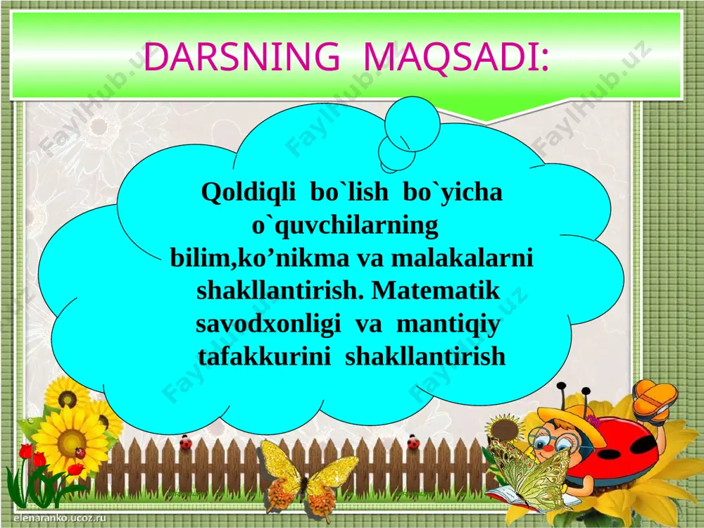 2-sinf matematika qoldiqli bo'lish - Page 5