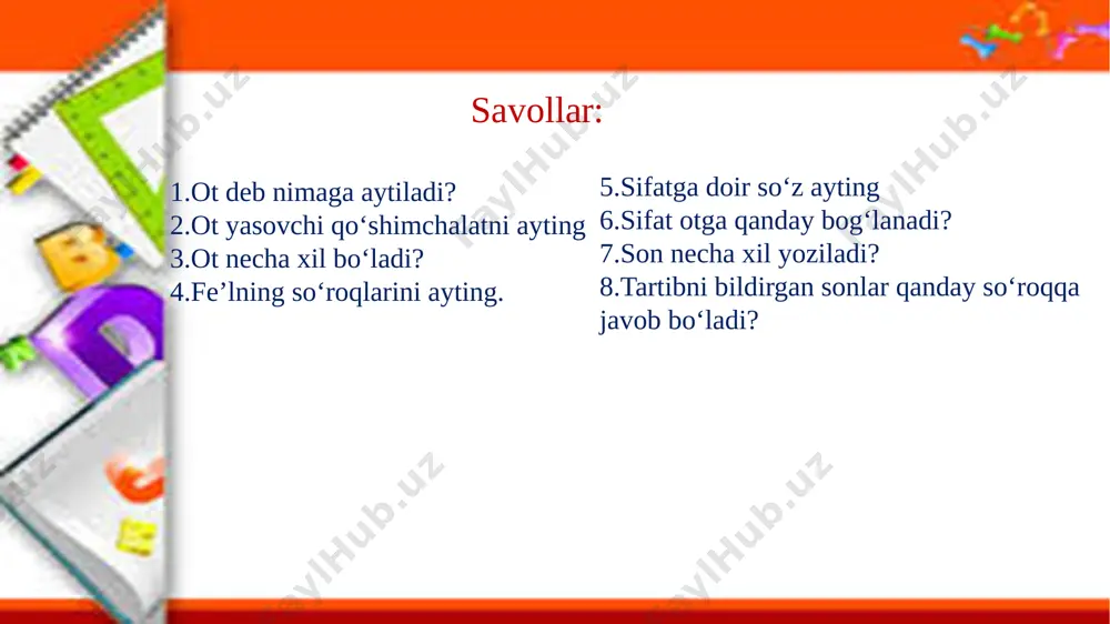 4-sinf ona tili 6-dars - Page 5