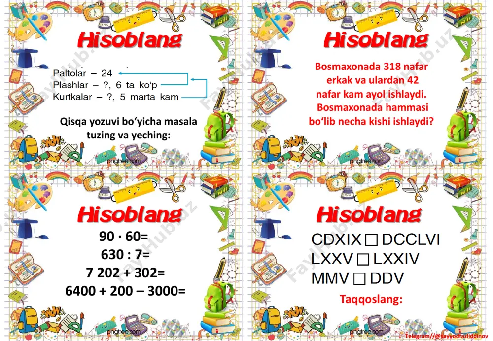 4_sinf_matematika_tarqatmalar_1_chorak_2022_2023_o'quv_yili - Page 5