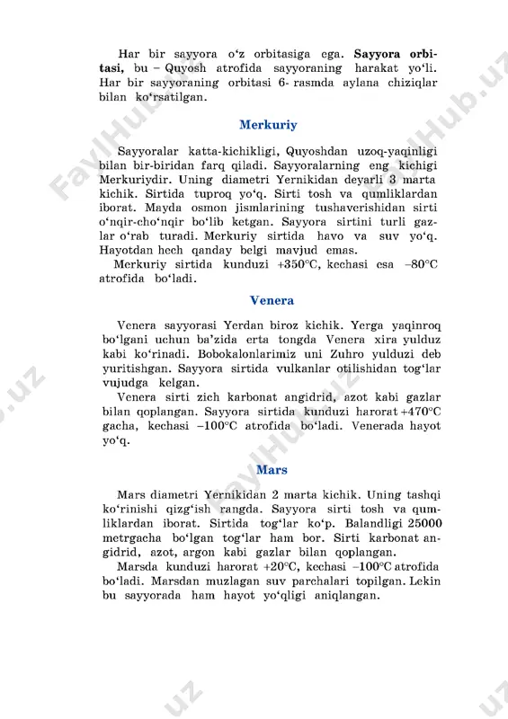 4 sinf tabiat sayyoralar - Page 5