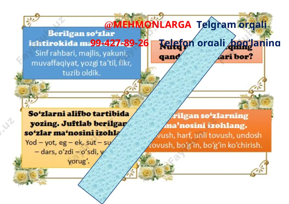 4-chorak 4-ssinf ona tili tarqatma 2021 - Page 5