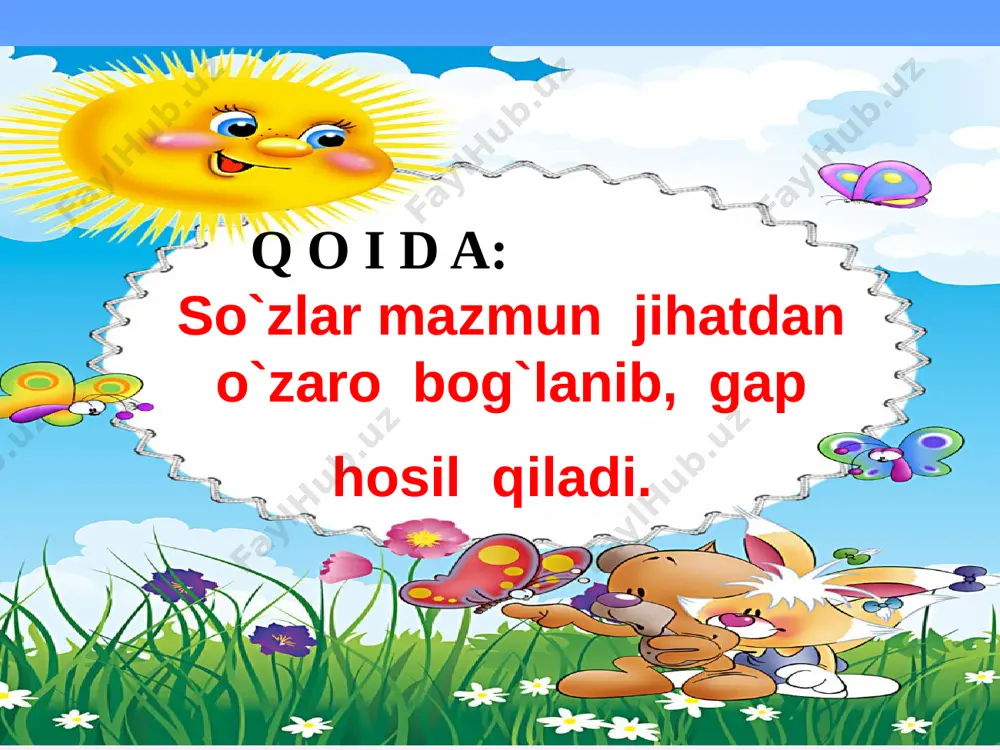 gapning asosi . gapda so'zlarning bog'lanishi - Page 5