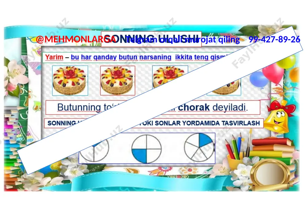 2-sinf matematika 3-chorak ko'rgazma mavzulashgan 2021 - Page 5