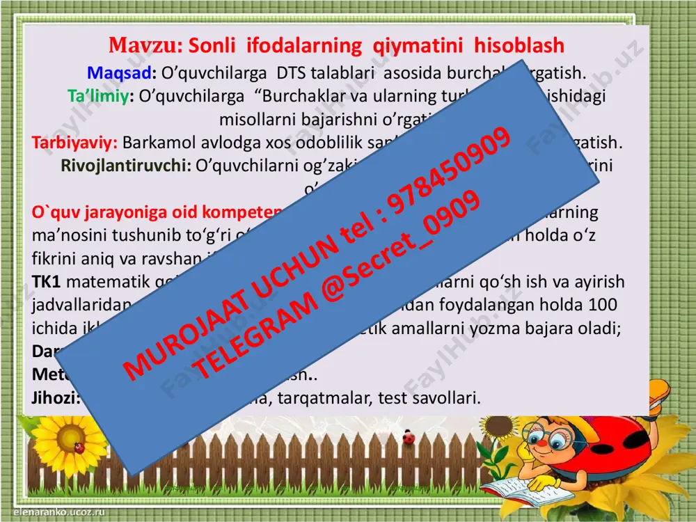 4_sinf_matematika_3_chorak_sonli_ifodalarning_qiymatini_hisoblash - Page 5