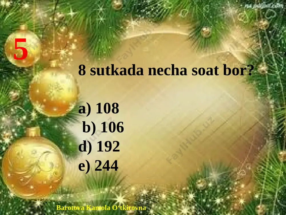 matematika 08.01.2021 barotova kamola o'tkirovna - Page 5