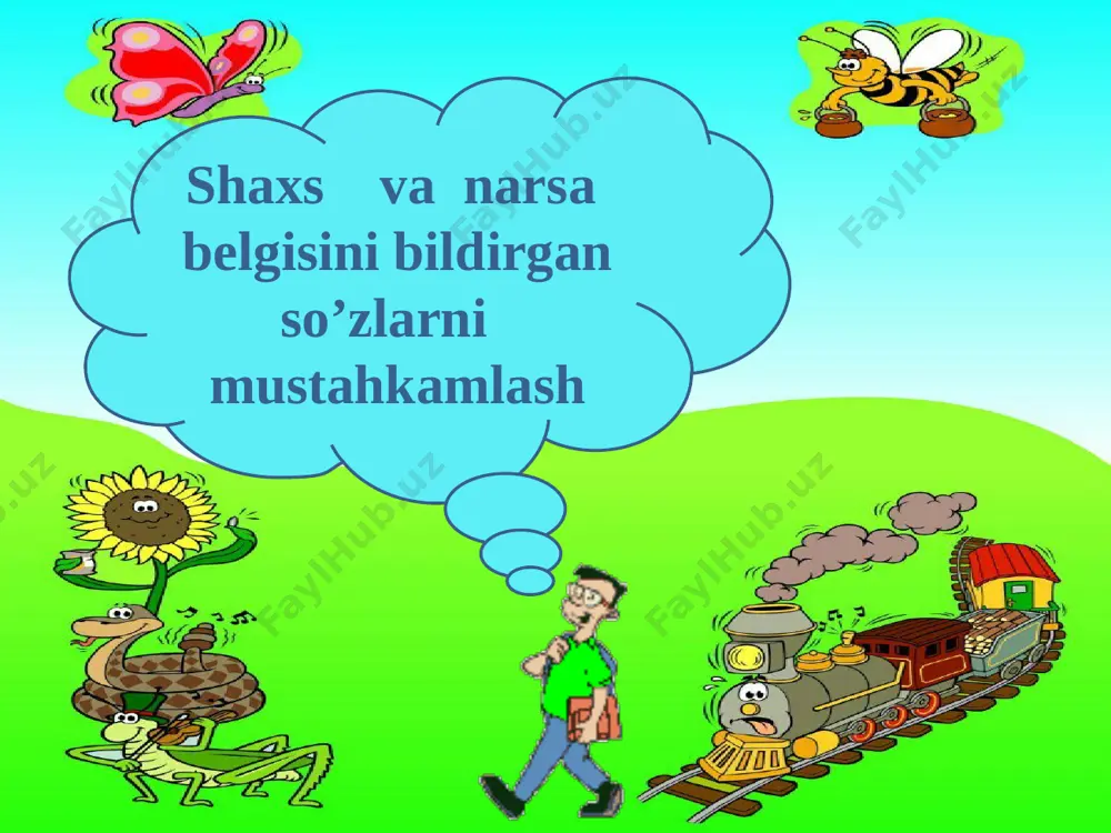 2_sinf_shaxs_va_narsa_belgisini_bildirgan_so'zlar_mustahkamlash - Page 5