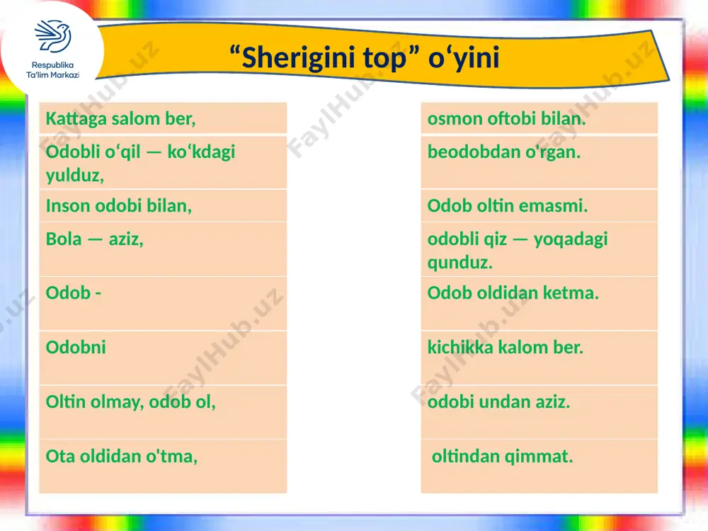 tarbiya 4-sinf inson odobi bilan guzal - Page 5